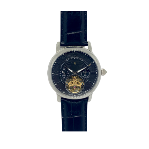 Munity Black Day Date Automatic Flywheel Watch